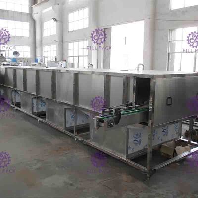/Abgefüllte Saft-kann, das Abkühlen Sterilisator-Flaschen-Verpackungsmaschine für das Getränk, das Maschine herstellt
