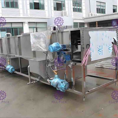 Das Getränk, das Plastik verarbeitet, füllte Saft-abkühlenden Sterilisator 80 - ℃ 60 ab