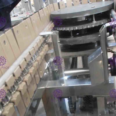 Plastiksaft-Flaschen-Rückseiten-Sterilisator-Maschine der Getränkeproduktlinie