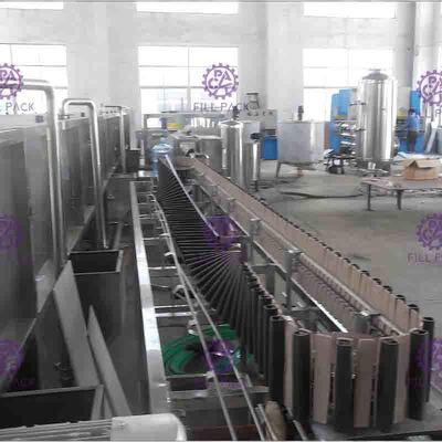Rückplastikflaschen-Sterilisator-System 8000BPH für gewürzte Saft-Fertigungsstraße