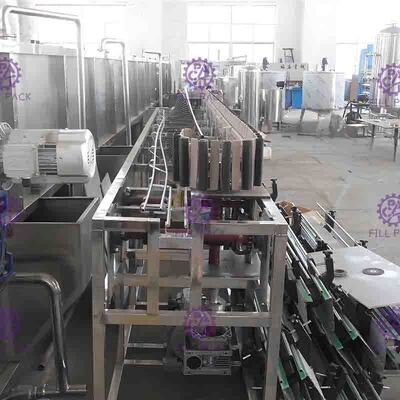 Rückplastikflaschen-Sterilisator-System 8000BPH für gewürzte Saft-Fertigungsstraße