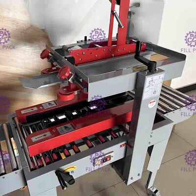Halb automatische Kasten-Dichtungs-Karton-Flaschen-Verpackmaschine