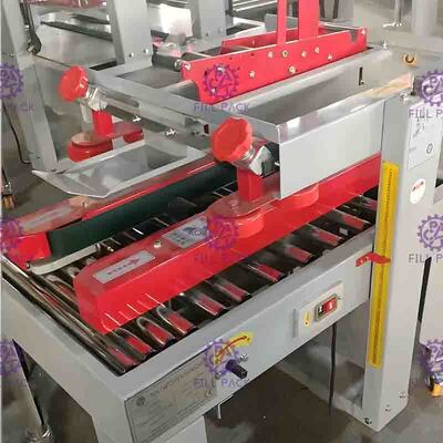 Halb automatische Kasten-Dichtungs-Karton-Flaschen-Verpackmaschine