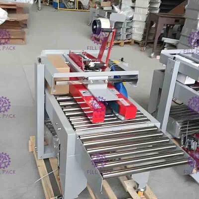 Halb automatische Kasten-Dichtungs-Karton-Flaschen-Verpackmaschine