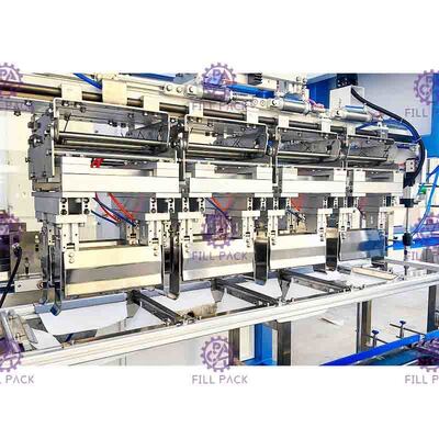 Automatische ununterbrochene Fütterung der Heißkleber-Flaschen-Kasten-Verpacker-Maschine