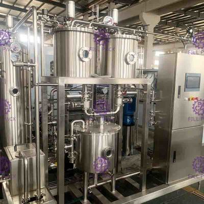 Automatischer der Produktlinie-hohen Leistung des alkoholfreien Getränkes Mischer 6000L/H CO2 Sodawasser