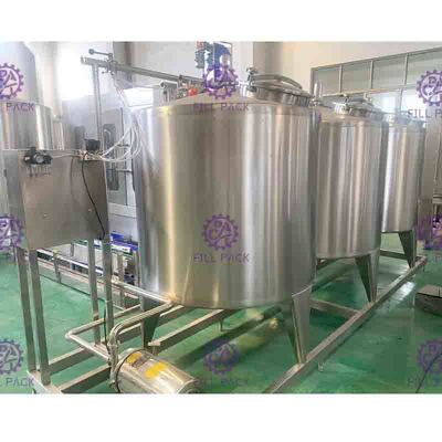Produktlinie-halb Auto des CIP-Reinigungs-System-alkoholfreien Getränkes mit Behälter 500L