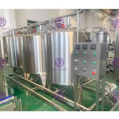 Produktlinie-halb Auto des CIP-Reinigungs-System-alkoholfreien Getränkes mit Behälter 500L
