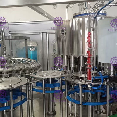 Automatische waschende füllende mit einer Kappe bedeckende Maschine 3-In-1 für Plastikflaschen-Mineralwasser