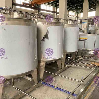 Gemischter Litschi des Getränketee-3000L/H Juice Preparation Equipment Plant System würzte