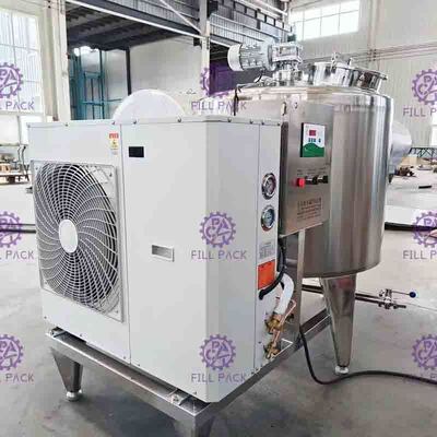 neue der Milch-6000L Jacken-Sammelbehälter-horizontale Art Innenkühlungs-Kühlschrank-des System-SUS304