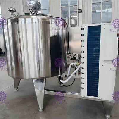 neue der Milch-6000L Jacken-Sammelbehälter-horizontale Art Innenkühlungs-Kühlschrank-des System-SUS304