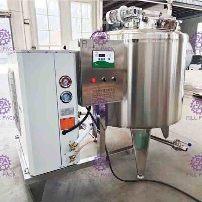 neue der Milch-6000L Jacken-Sammelbehälter-horizontale Art Innenkühlungs-Kühlschrank-des System-SUS304