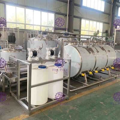 Gewürztes Getränk Juice Mixing Processing Line 7000L/H mit UHT-Platten-Sterilisator