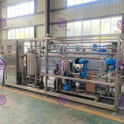 Gewürztes Getränk Juice Mixing Processing Line 7000L/H mit UHT-Platten-Sterilisator