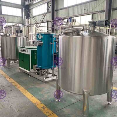 Gewürztes Getränk Juice Mixing Processing Line 7000L/H mit UHT-Platten-Sterilisator