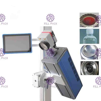 1KW Luftgekühlte Laser-Datumdrucklinie / Anlage / Einheit für Getränkeflaschen