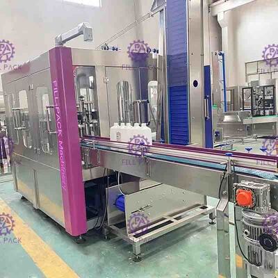 Automatische monoblock 6000BPH Milch-Füllmaschine des Flaschen-Integral-3 in-1washing-filing-capping/Gerät