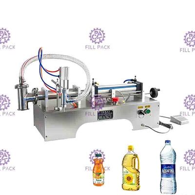 pneumatische Füllmaschine-Mineralwasser-Füllmaschine der Pasten-25bpm mit Fuß-Schalter