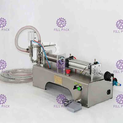 pneumatische Füllmaschine-Mineralwasser-Füllmaschine der Pasten-25bpm mit Fuß-Schalter
