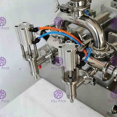 halb pneumatische flüssige Selbstfüllmaschine der Pasten-1000ml