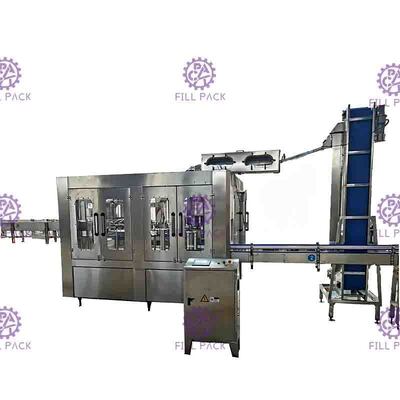 Wasser 2L Monoblock, das füllende mit einer Kappe bedeckende Maschine HAUSTIER Flasche reines trinkendes 0.5Mpa ausspült