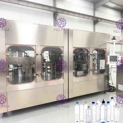 HAUSTIER 500ml/1L/2L Trinkwasser 3 in 1 Monoblock, das füllende mit einer Kappe bedeckende Ausrüstung/Anlage/Maschine/System/Linie ausspült