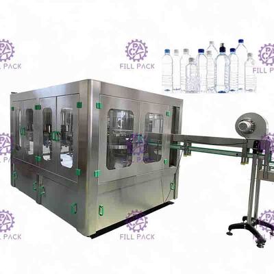 Plc-Steuerung 3 in 1 Wasser-Füllmaschine SUS304 mit Überwurfmutter