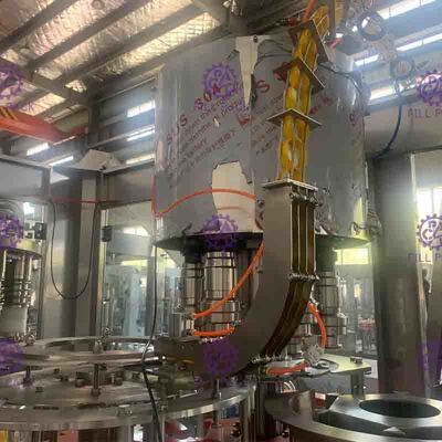 Füllmaschine des Saft-3.5kw für Plastikschraube Capp der flaschen-45mm