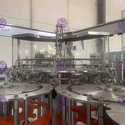 Füllmaschine des Saft-3.5kw für Plastikschraube Capp der flaschen-45mm