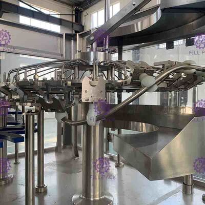 Füllmaschine des Trinkwasser-3-In-1 mit PLC-Steuerung Monoblock 24 Köpfe