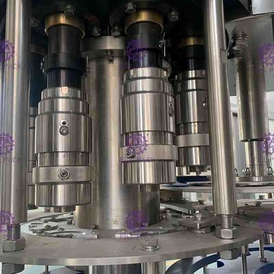 Füllmaschine des Trinkwasser-3-In-1 mit PLC-Steuerung Monoblock 24 Köpfe