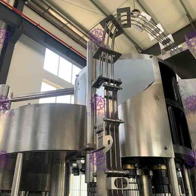 Füllmaschine des Trinkwasser-3-In-1 mit PLC-Steuerung Monoblock 24 Köpfe