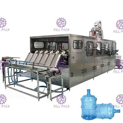 Eimer-/Flaschen-Wasser-waschende füllende mit einer Kappe bedeckende Ausrüstung/Anlage/Maschine/System/Linie des Fass-/Gallone