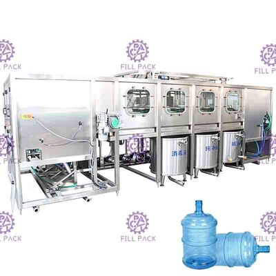 3 / Wasser-Waschmaschinen-Füller-Mützenmacher-Ausrüstung/Anlage/Maschine/System/Linie der Flaschen-5 Gallone/20L