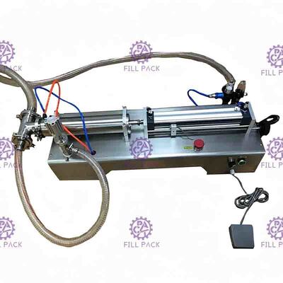 Pasten-Flüssigkeits-Füllmaschine des einzelnen Kopf-0.6mpa pneumatische