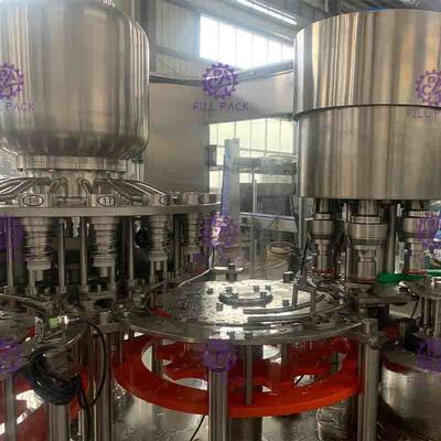 Monoblock 3 in 1 Flaschen-Tee-Warmeinfüllen-Maschine des Haustier-10000BPH