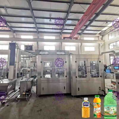 24 Hauptplastikflaschen der saft-Füllmaschine-8000 pro Stunden-Überwurfmuttern