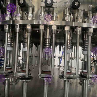 Glasabfüller-Maschinen-automatische Saft-/Tee-abfüllende Füllmaschine 6000 - 8000BPH