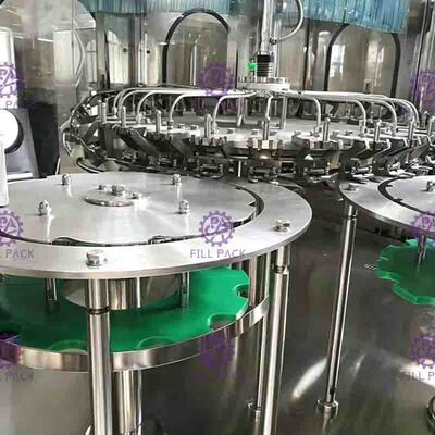 Automatische 4 in 1 Juice Filling Machine-HAUSTIER Flaschen Monoblock-Massen-Frucht-Körnchen