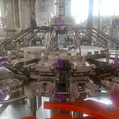Automatische Juice Fruit Pulp Filling Capping-Maschine 3 in 1 Monoblock-Körnchen-Getränk