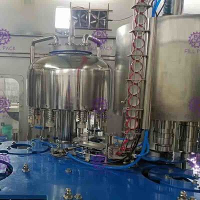 Selbst3 in 1 Massen-Körnchen-orange Juice Filling Equipment With-TORSION WEG von der Überwurfmutter