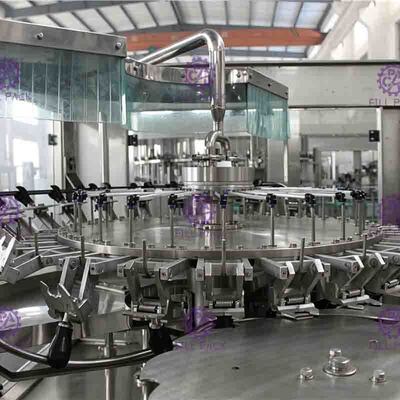 6000BPH Juice Filling Machine mit Rückstausystem mit PLC-sontrol