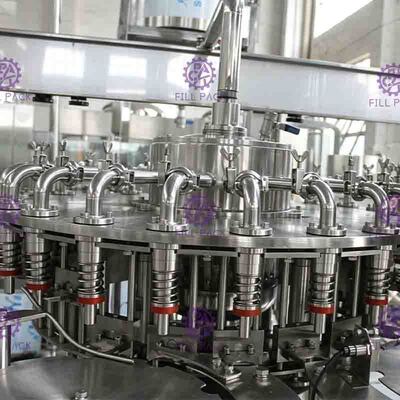 6000BPH Juice Filling Machine mit Rückstausystem mit PLC-sontrol