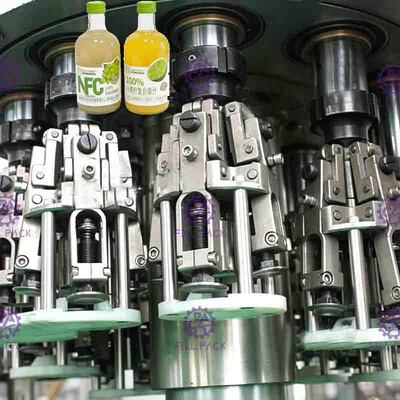 Full Auto-Glas-Flaschen-flüssige Füllmaschine, Frucht Juice Filler 8000BPH