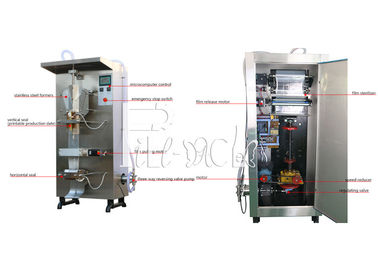 Wasser-Füllmaschine-Wasser-Aufbauschungs-Linie des Kissen-Beutels-1000L flüssige