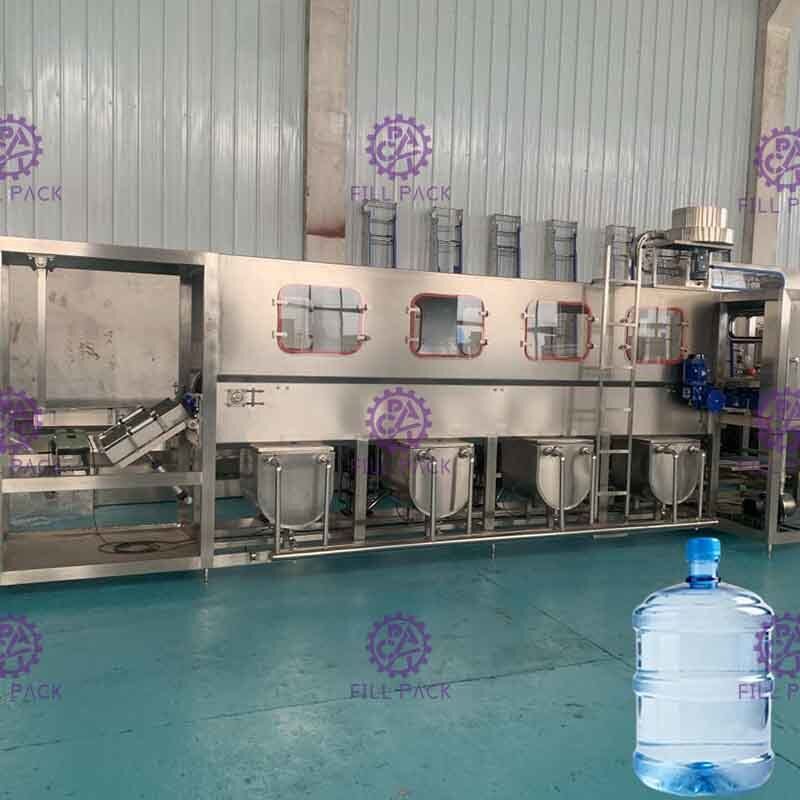 Linie 2 5 Gallonen-Wasser-Füllmaschine/Anlage 300 BPH für Minear-Wasser