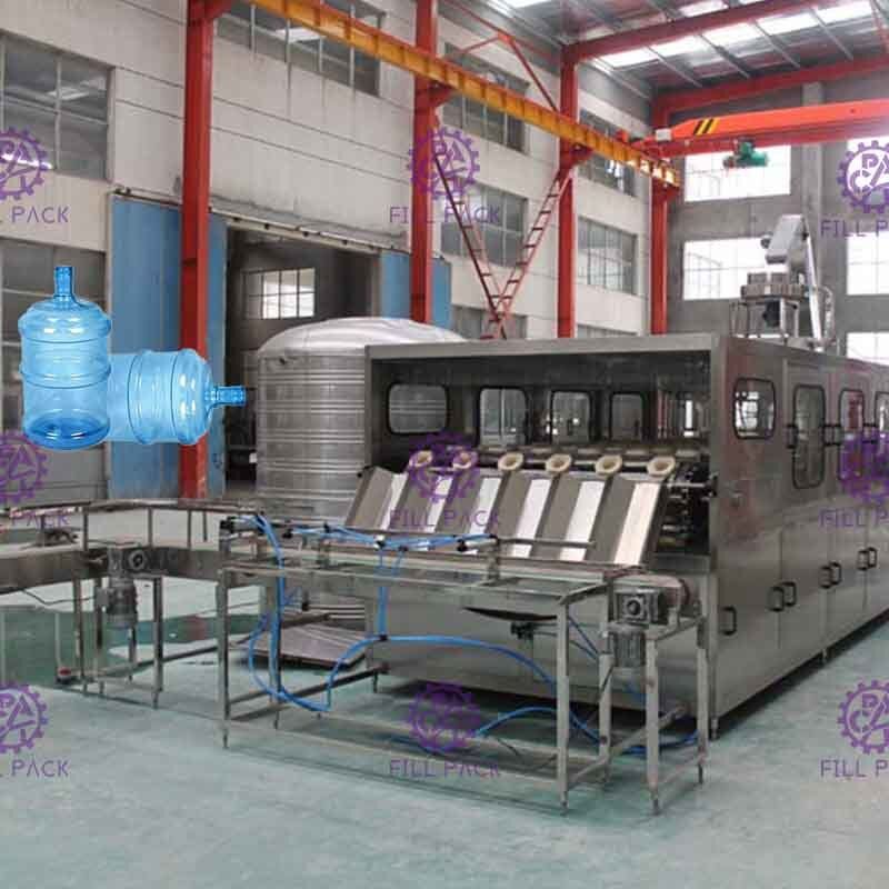 Automatisches 900BPH 5 Gallonen-Wasser-Füllmaschine mit Linien Art Nanfang-Pumpen-6