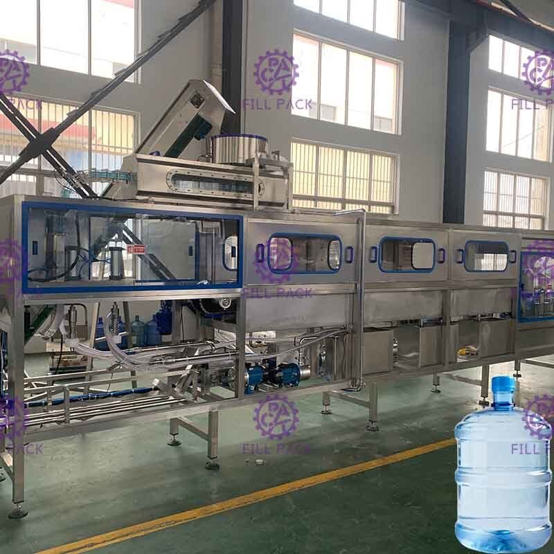 Automatische 3 in 1 Wasser-Füllmaschine mit 5 Gallonen-Plastikflasche