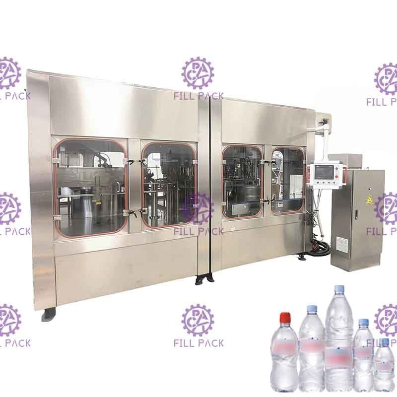 Reines trinkendes HAUSTIER Flaschen-Wasser 3 in 1 Monoblock-Waschmaschinen-Füller-Mützenmacher-Ausrüstung/Anlage/Maschine/System/Linie